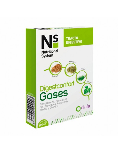 Ns Digestconfort Gases 60 comprimidos